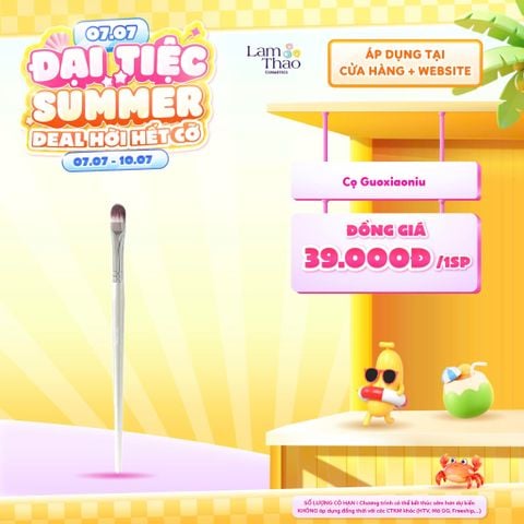  [DEAL SỐC 07.07 - 10.07] [DUY NHẤT QUẬN 9: HOÁ ĐƠN CỌ GUOXIAONIU 299K TẶNG 01 MÚT NỀN GUOXIAONIU] Cọ Che Khuyết Điểm Guoxiaoniu Rose Gold Concealer Brush 