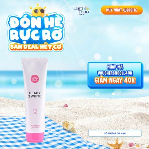  Sữa Dưỡng Thể Giúp Hỗ Trợ Sáng Da Cathy Doll Ready 2 White Whitener Body Lotion 