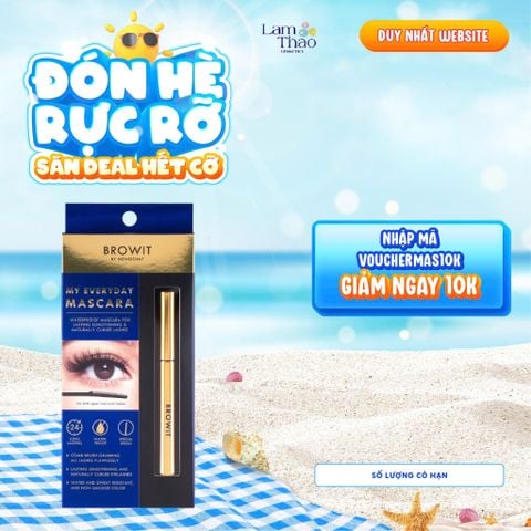  [DUY NHẤT QUẬN 9: DEAL SỐC 30.06 - 09.07] Mascara Làm Dày, Dài Mi Browit By Nongchat My Everyday Endless Night Mascara 