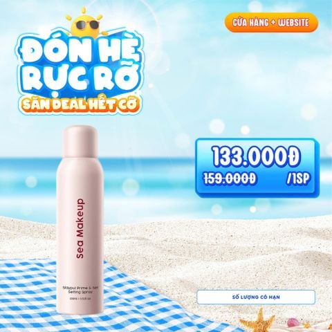  Xịt Lót & Khoá Trang Điểm Sea Makeup Stayput Prime & Set Setting Spray 