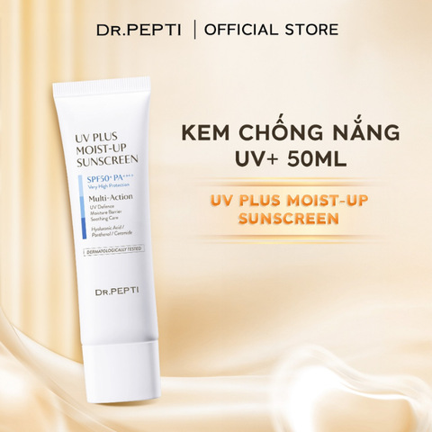  Kem Chống Nắng Hạ Nhiệt & Phục Hồi Dr. Pepti UV Plus Moist - Up Sunscreen 