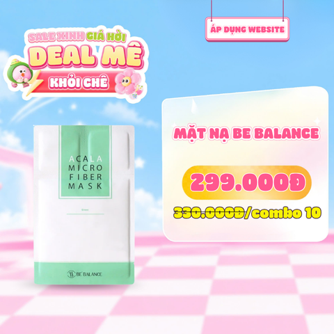  Mặt Nạ Vải Vi Sợi Dành Cho Da Dầu Mụn Be Balance Acala Micro Fiber Mask 