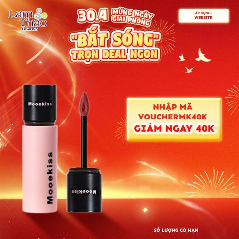 Son Bùn Lì Mịn Mooekiss Velvet Lip Mud 