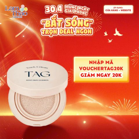  Phấn Nước Căng Bóng Chống Nắng TAG Dewy Skin Cushion SPF50+ PA+++ 