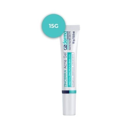  Gel Hỗ Trợ Giúp Giảm Mụn Sưng Viêm Azderma Zincerra Acne Gel 