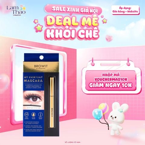  Mascara Làm Dày, Dài Mi Browit By Nongchat My Everyday Endless Night Mascara 