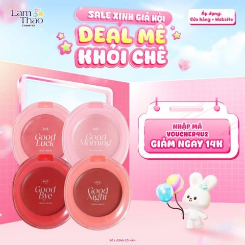  Má Hồng Dạng Kem 4U2 Good Cream Blush 