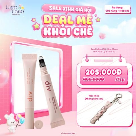  [TẶNG MÓC TRANG TRÍ ĐỰNG SON] Son Dưỡng Môi Căng Mọng DIV Juve Lip Serum Ju 