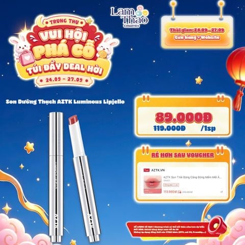  [DEAL SỐC 24.09 - 27.09] Son Dưỡng Thạch AZTK Luminous Lipjello 