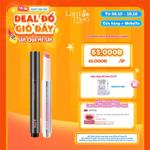  [DEAL SỐC 08.10 - 10.10 MUA 02 SON TẶNG SAMPLE AZTK MULTI BALM] Son Dưỡng Thạch AZTK Meltykiss Lipjello 