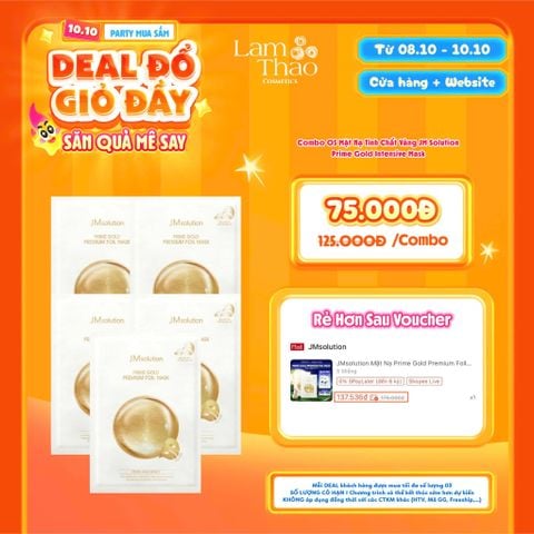  [DEAL SỐC 08.10 - 10.10 KHI MUA 05 MASK] Mặt Nạ Tinh Chất Vàng JM Solution Prime Gold Intensive Mask 