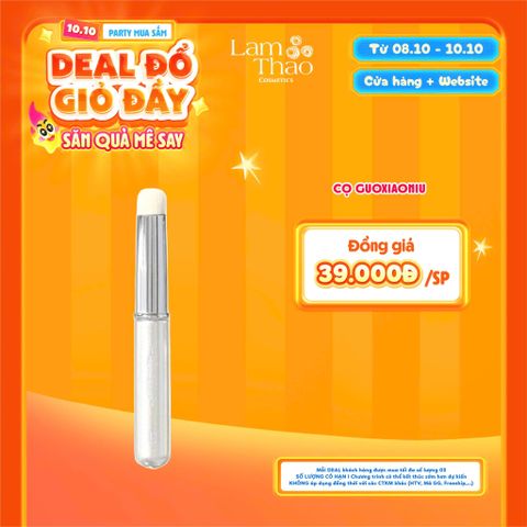  [DEAL SỐC 08.10 - 10.10] Cọ Môi Cán Ngắn Có Nắp Guoxiaoniu Rose Gold 
