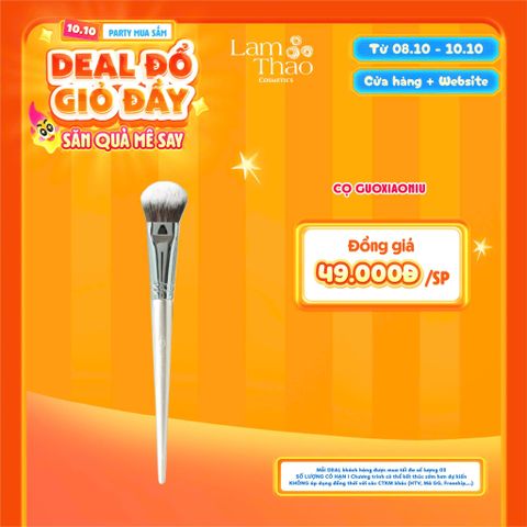 [DEAL SỐC 08.10 - 10.10] Cọ Má Hồng Vát Rose Gold Guoxiaoniu Slope Blush Brush 