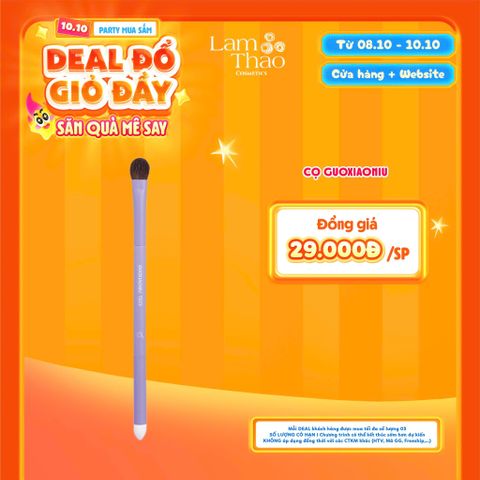  [DEAL SỐC 08.10 - 10.10] Cọ Phấn Mắt Hai Đầu Guoxiaoniu Bunny Dual Head Eyeshadow Brush 