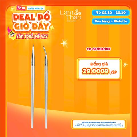  [DEAL SỐC 08.10 - 10.10] Cọ Kẻ Mắt Góc Đa Chức Năng Rose Gold Guoxiaoniu Eyeliner Brush 