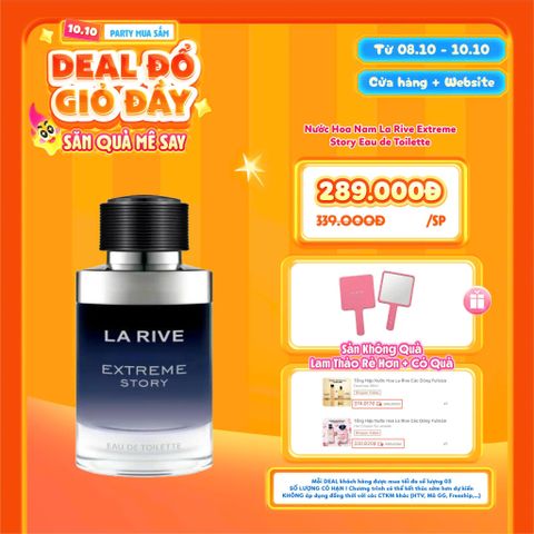  [DEAL SỐC 08.10 - 10.10 TẶNG GƯƠNG CẦM TAY LA RIVE] Nước Hoa Nam La Rive Extreme Story Eau de Toilette 