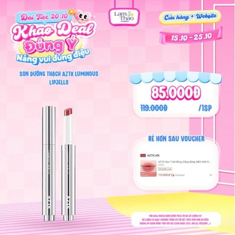  [DEAL SỐC 15.10 - 15.10] Son Dưỡng Thạch AZTK Luminous Lipjello 