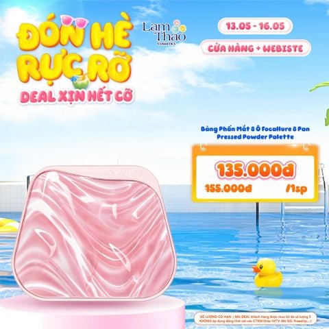  [DEAL SỐC 13.05 - 16.05] Bảng Phấn Mắt 8 Ô Focallure 8 Pan Pressed Powder Palette 