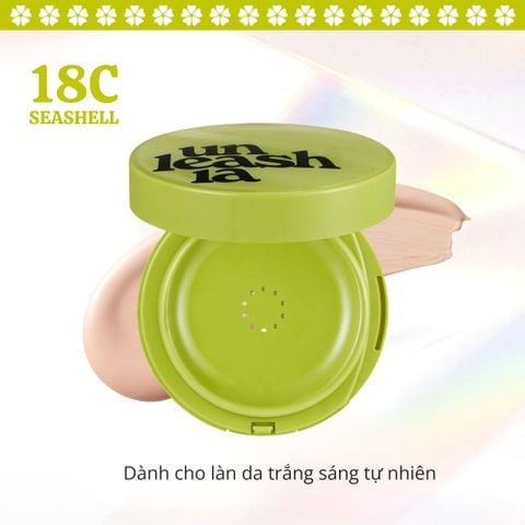  Phấn Nước Bán Lì Unleashia Satin Wear Healthy-Green Cushion SPF30/PA++ 