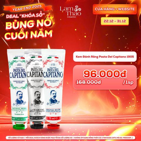  [DEAL SỐC 22.12 - 31.12] Kem Đánh Răng Pasta Del Capitano 1905 