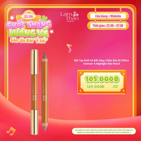  [DEAL SỐC 23.06 - 27.06] Bút Tạo Khối Và Bắt Sáng 2 Đầu Out Of Office Contour & Highlight Duo Pencil 