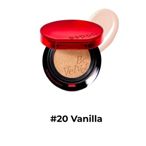  Phấn Nước Che Phủ Espoir Be Velvet Cover Cushion 2025 SPF42 PA++ No Refil 
