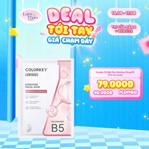  [DEAL SỐC 14.08 - 17.08 KHI MUA COMBO 10 MASK] Mặt Nạ Dưỡng Ẩm Colorkey Hydrating Facial Mask 