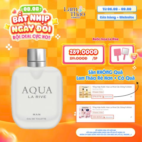  [DEAL SỐC 06.08 - 09.08 TẶNG GƯƠNG CẦM TAY LA RIVE] Nước Hoa La Rive Aqua Man 