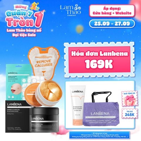  [DEAL SỐC 25.9 - 27.9 HÓA ĐƠN LANBENA 169K TẶNG SRM SẠCH SÂU LANBENA 100ML + TÚI TÍM LANBENA] Miếng Dán Mụn Ban Ngày Lanbena Invisible Acne Pimple Patch Day Use 