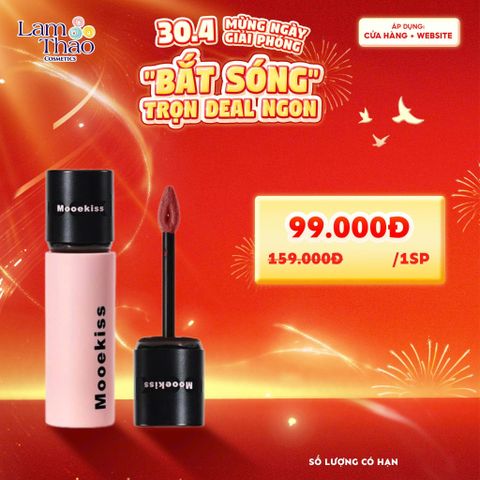  Son Bùn Lì Mịn Mooekiss Velvet Lip Mud 
