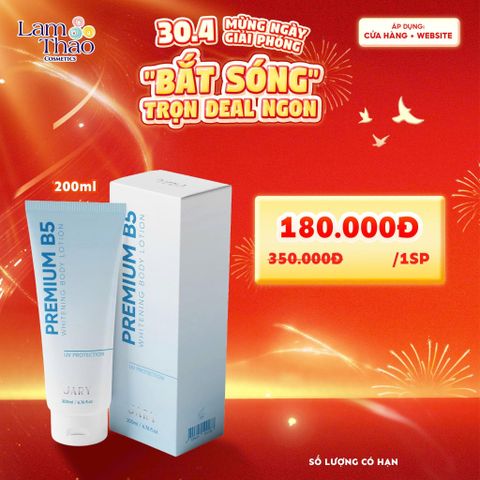  Kem Dưỡng Trắng Da Body B5 Jary Premium B5 Whitening Body Lotion 