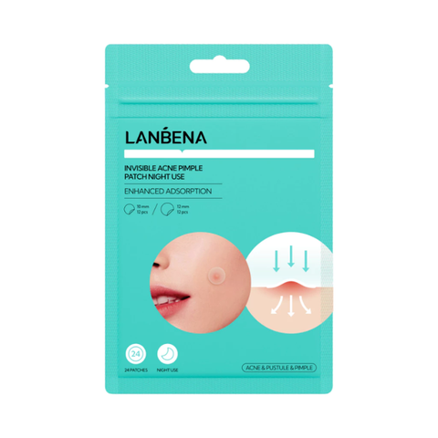  Miếng Dán Mụn Ban Đêm Lanbena Invisible Acne Pimple Patch Night Use 