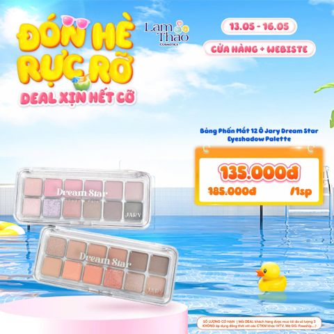  [DEAL SỐC 13.05 - 16.05] Bảng Phấn Mắt 12 Ô Jary Dream Star Eyeshadow Palette 
