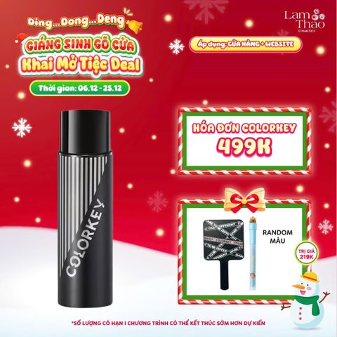  [DEAL SỐC 6.12 - 25.12 MUA HOÁ ĐƠN COLORKEY 499K TẶNG GƯƠNG + SON KEM LÌ] Xịt Khóa Lớp Trang Điểm Colorkey Airy Soft Matte Makeup Setting Spray 