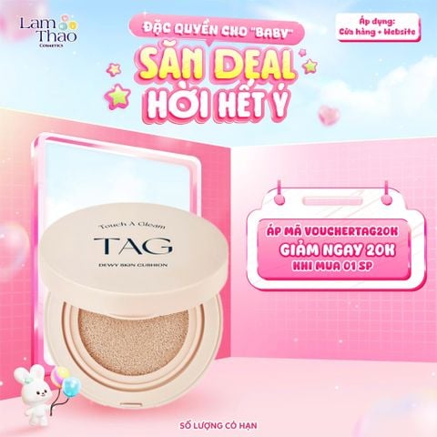  Phấn Nước Căng Bóng Chống Nắng TAG Dewy Skin Cushion SPF50+ PA+++ 
