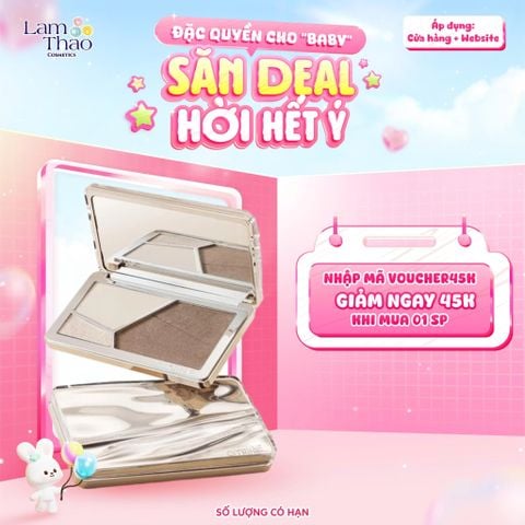  Phấn Tạo Khối Citrine Light And Shadow Blending Contour Palette 