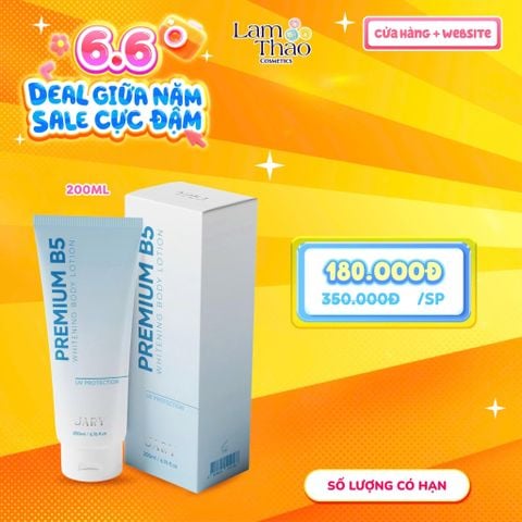  Kem Dưỡng Trắng Da Body B5 Jary Premium B5 Whitening Body Lotion 