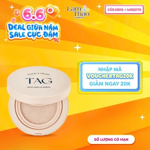  Phấn Nước Căng Bóng Chống Nắng TAG Dewy Skin Cushion SPF50+ PA+++ 