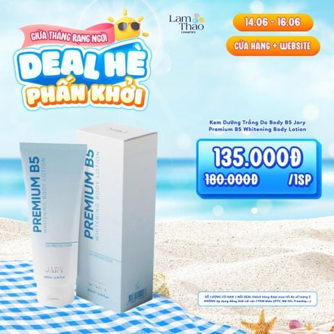  [DEAL SỐC 14.06 - 16.06] Kem Dưỡng Trắng Da Body B5 Jary Premium B5 Whitening Body Lotion 