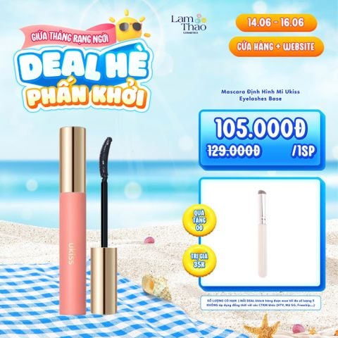  [DEAL SỐC 14.06 - 16.06 TẶNG CỌ MÔI SILICON] Mascara Định Hình Mi Ukiss Eyelashes Base 