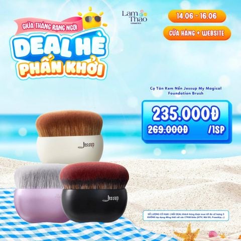  [DEAL SỐC 14.06 - 16.06] Cọ Tán Kem Nền Jessup My Magical Foundation Brush 
