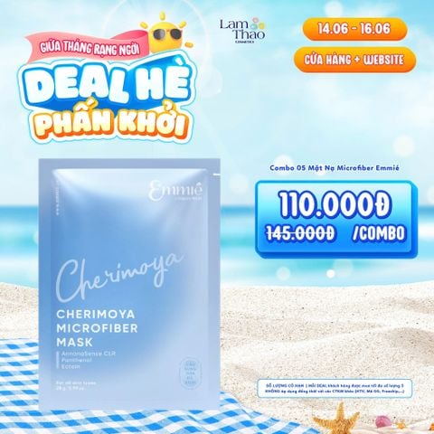  [DEAL SỐC 14.06 - 16.06] Mặt Nạ Mãng Cầu Làm Dịu Da Emmie Cherimoya Microfiber Mask 