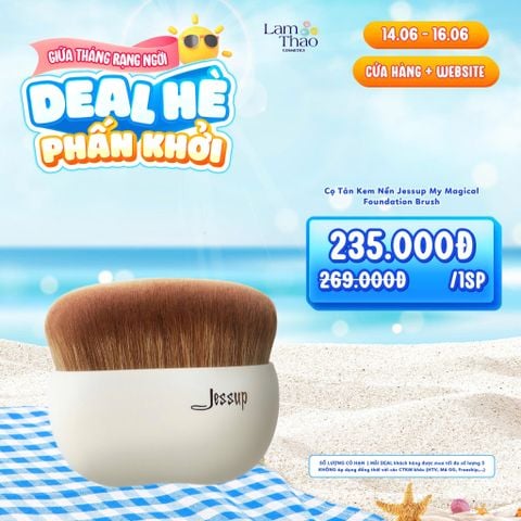  [DEAL SỐC 14.06 - 16.06] Cọ Tán Kem Nền Jessup My Magical Foundation Brush 