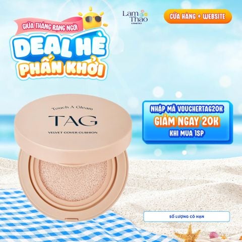  Phấn Nước Căng Bóng Chống Nắng TAG Dewy Skin Cushion SPF50+ PA+++ 