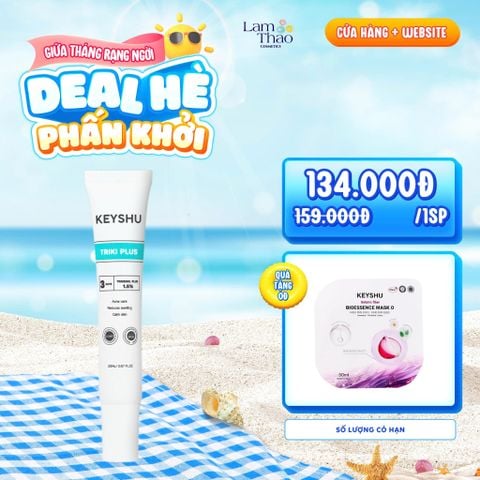  [TẶNG 1 MASK KEYSHU] Serum Giảm Mụn, Làm Dịu Da Keyshu Triki Plus 