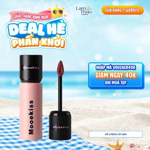  Son Bùn Lì Mịn Mooekiss Velvet Lip Mud 
