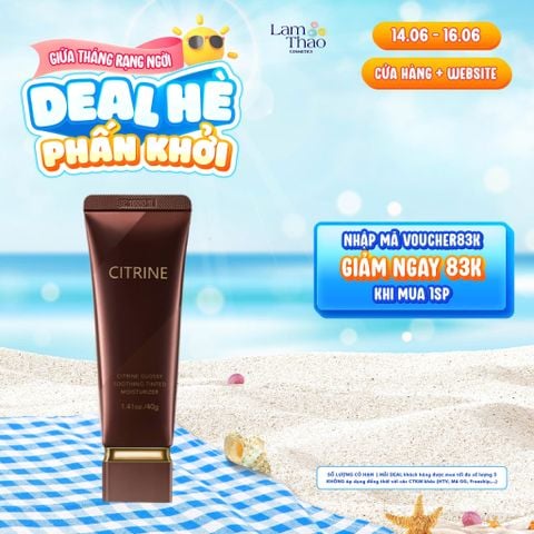  [DEAL SỐC 14.06 - 16.06] Kem Lười Citrine Glossy Soothing Tinted Moisturizer 