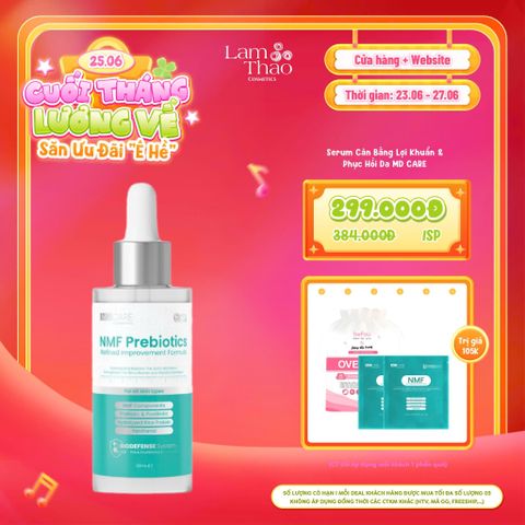 [DEAL SỐC 23.06 - 27.06 TẶNG 02 MẶT NẠ MDCARE + BTT BEFOU OVERSIZE] Serum Cân Bằng Lợi Khuẩn & Phục Hồi Da MD CARE NMF Prebiotics Refined Improvement Formula 