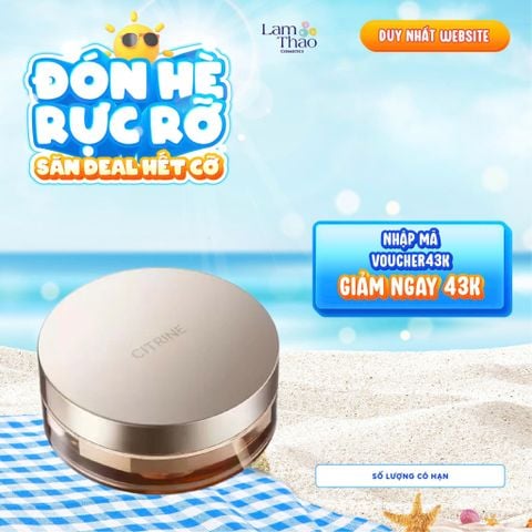  Phấn Phủ Bột Kiềm Dầu Citrine Clear Mist Loose Powder 