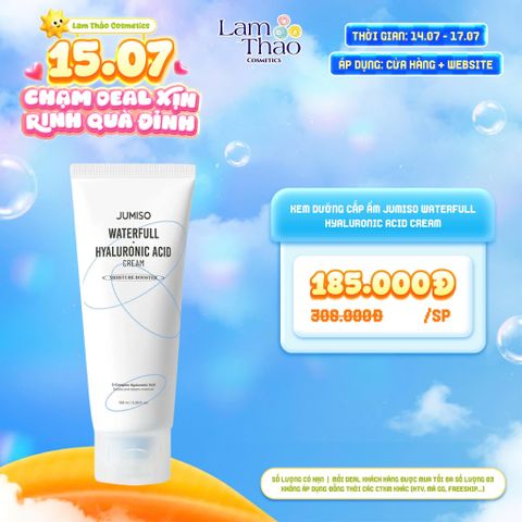  [DEAL SỐC 14.07 - 17.07] Kem Dưỡng Cấp Ẩm Jumiso Waterfull Hyaluronic Acid Cream 